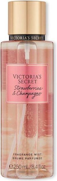 Victoria's Secret Strawberries & Champagne Fragrance Mist Body Spray Strawberry (Body Mist, 236 ml)