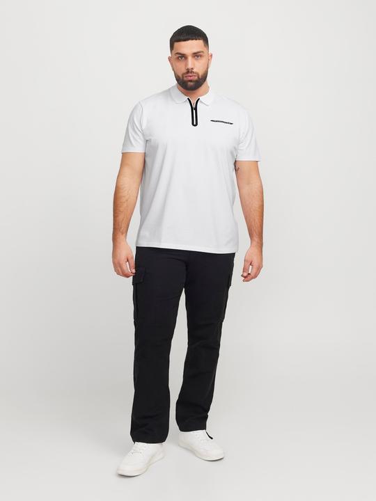 Actual product image Jack & Jones Plus Size Gedruckt Poloshirt Poloshirt (5XL)