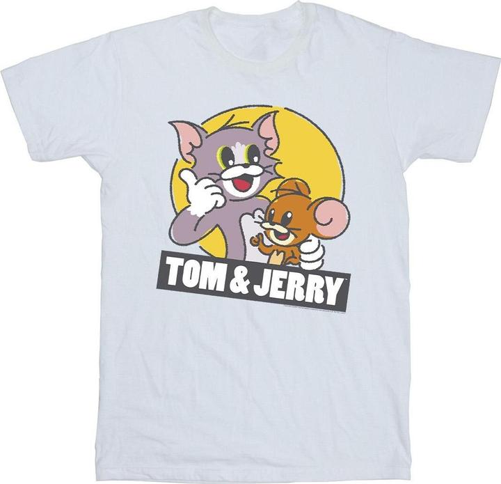 Immagine prodotto Tom & Jerry Sketch Logo Maglietta Ragazze (104)