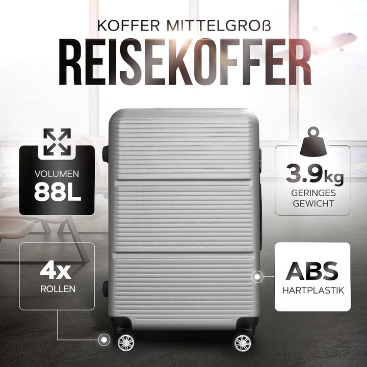 Image du produit DS-Lux Hartschalen-Koffer (88 l, M (50 - 90l))