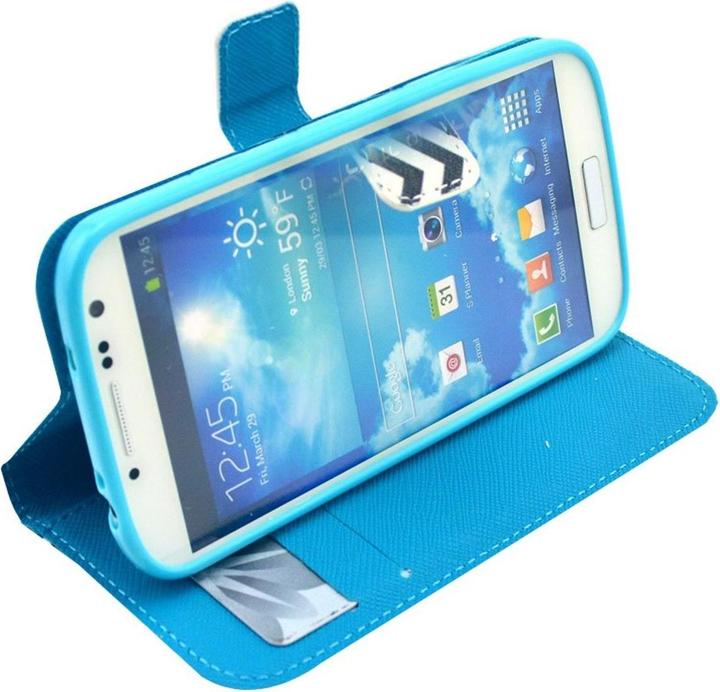 Actual product image König Design Mobile phone cover case for mobile Samsung Galaxy S4 lettering Laugh / Laugh Green (Samsung Galaxy S4)