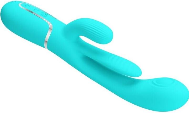 Actual product image Pretty Love - Shania Triple Rabbit Multifunktionsvibrator 3 In 1 Blau