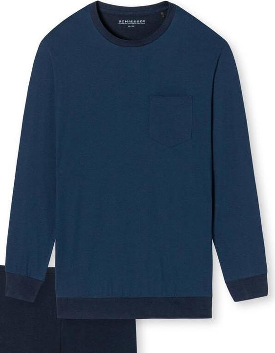Actual product image Schiesser Essentials Nightwear Pyjamas Long Sleeve (XL)