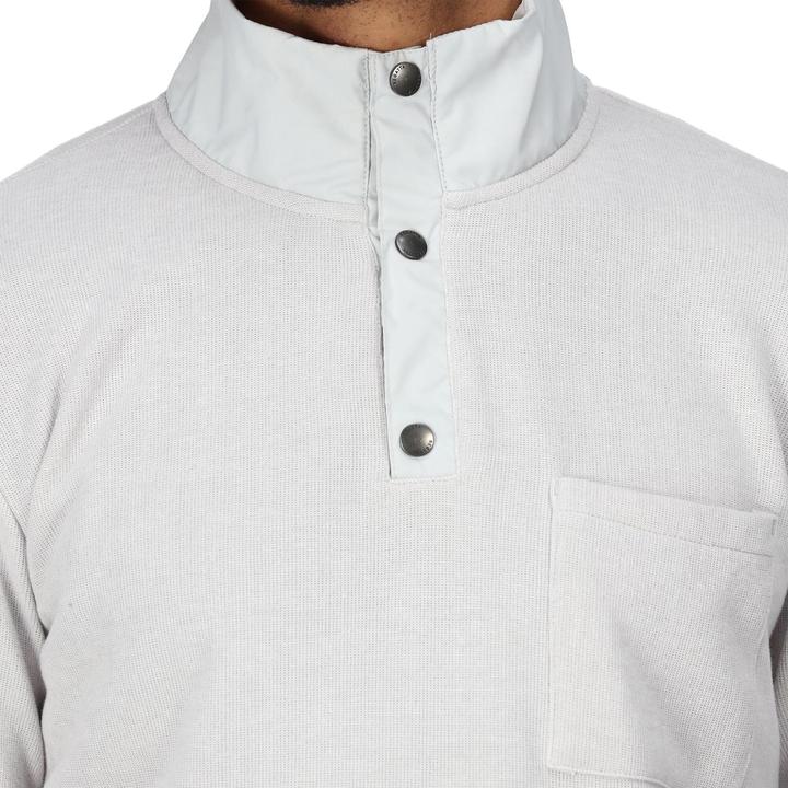 Actual product image Regatta Mens Galino Button Detail Sweatshirt (S)