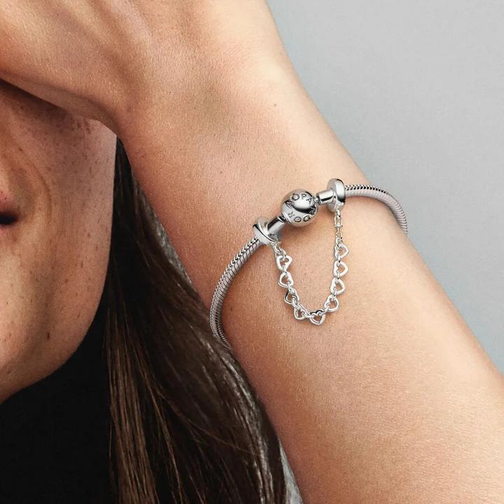 Image du produit Pandora Verbundene Herzen Komfortkette (Argent sterling)