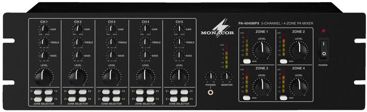 Produktbild Monacor ELA-Vorverstärker PA-4040MPX 4 (Studio- und Livemixer)