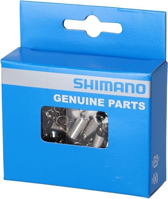 Immagine prodotto Shimano 100x calotta terminale del cavo del freno calotta esterna del cavo del freno in acciaio