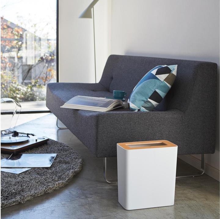 Actual product image Yamazaki RIN wastepaper basket (10 l)