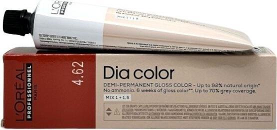 Image du produit L'Oréal Paris Loreal DIA Color 4,62 brun moyen rouge irisé 60 ml (4.62 - Marron rouge irisé)