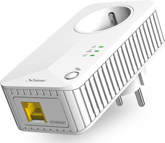 Actual product image Strong Powerline 500 Kit 500 Mbit/s Built-in Ethernet Connector White 2 piece(s) (500 Mbit/s)