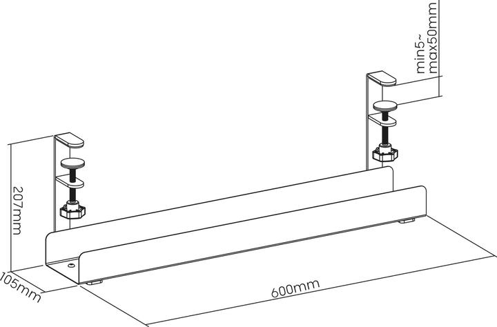 Immagine prodotto InLine Sistema di instradamento dei cavi (Tubazione, 60 cm)