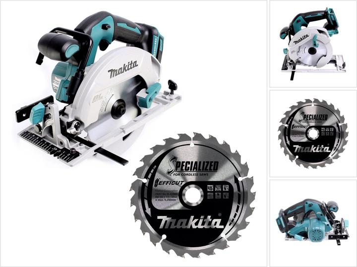 Actual product image Makita DHS 680 Z Cordless circular saw 18 V 165 mm + EFFICUT circular saw blade - without battery, without