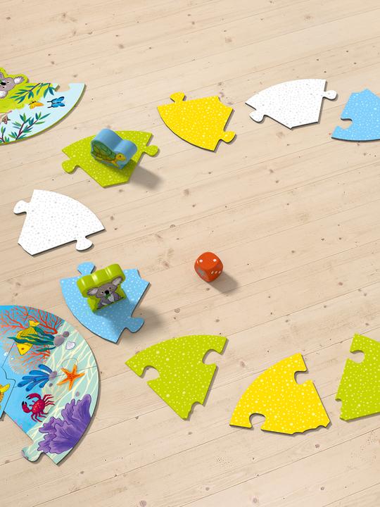 Actual product image Haba Game meets puzzle - Where do lions & co. live? (German)
