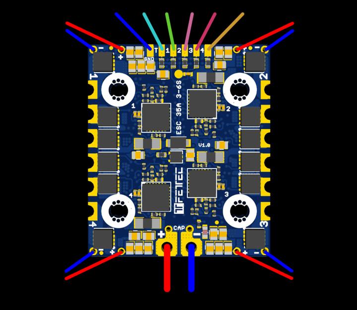 Immagine prodotto FETtec ESC 4in1 6S 35A