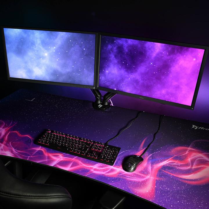 Produktbild Arozzi Arena - Bureau Gaming - Pourpre Foncé - Galaxie