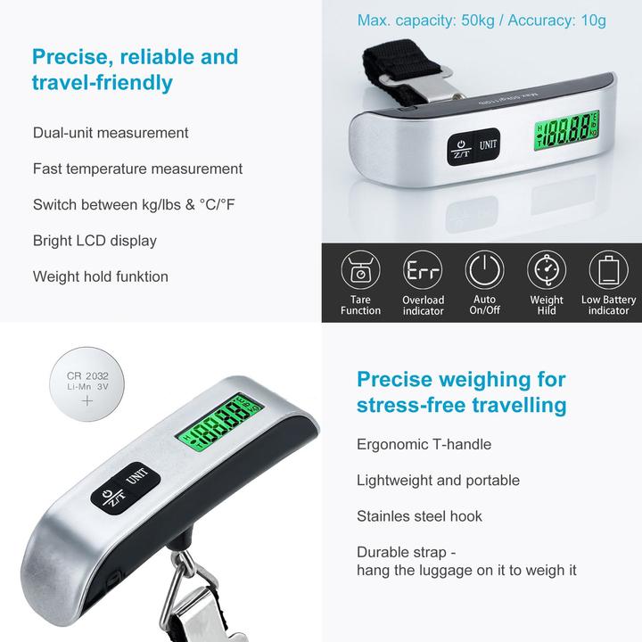 Produktbild Intirilife Kofferwaage (Kofferwaage)