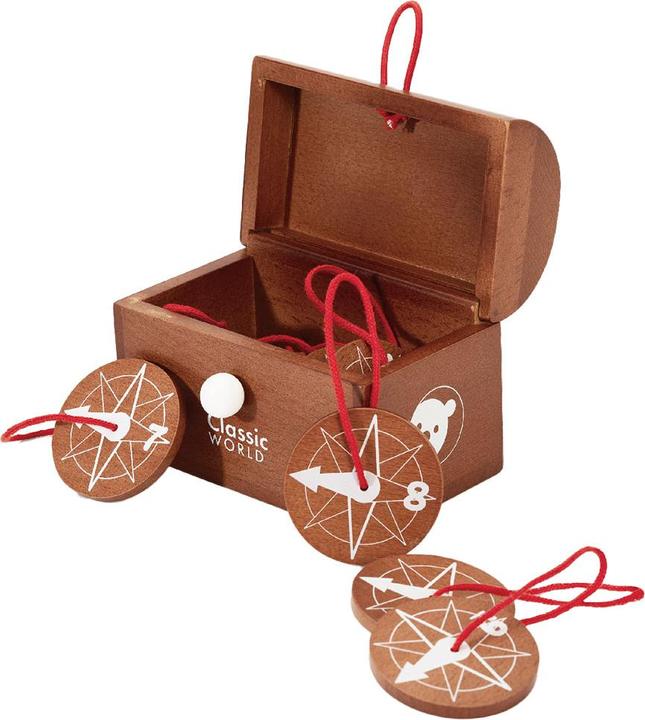 Actual product image Classic World Wooden treasure hunt game