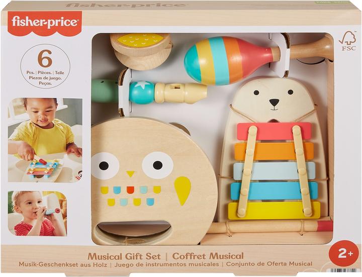 Actual product image Fisher-Price wooden music set (Multilingual)