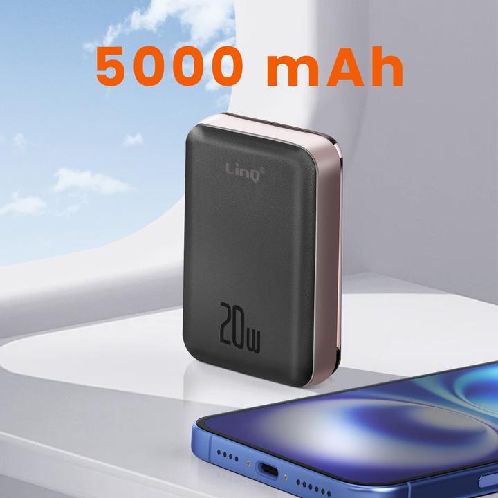 Actual product image LinQ 5,000mAh MagSafe power bank (5000 mAh)