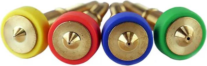 Actual product image E3D Online E3D RapidChange Revo™ Brass 1.75mm 0.4mm Nozzle (Blast pipe)