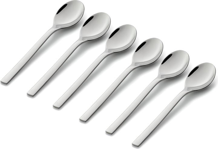 Produktbild WMF Löffel Kaffeelöffel Teelöffel Essbesteck 6tlg Nuova Edelstahl 18/10 poliert (6 Stück, Löffel)