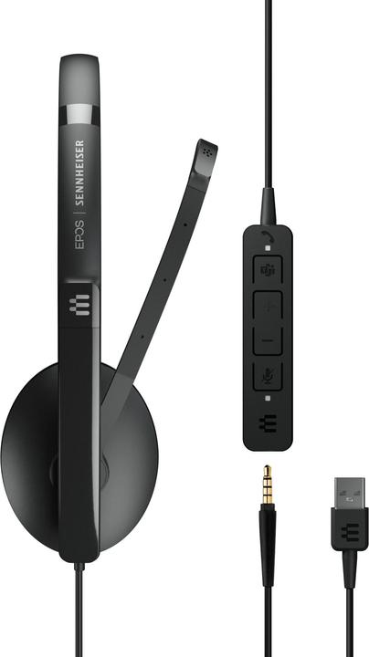 Actual product image EPOS Headset ADAPT 165T II USB-A, Jack (Cable, USB-A)