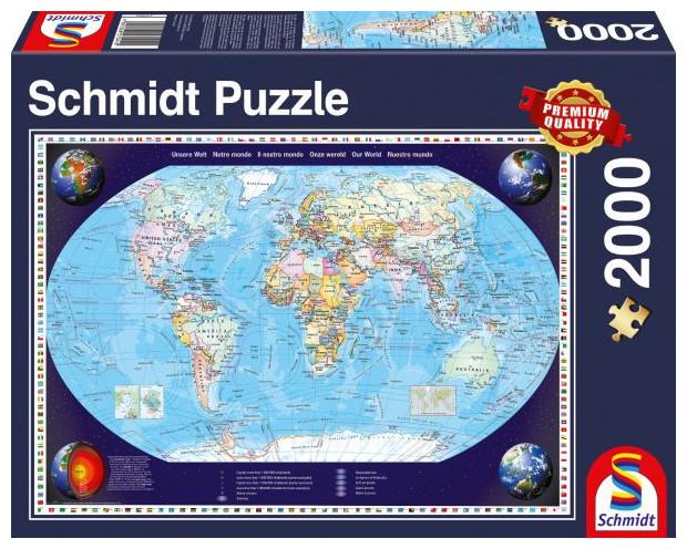 Produktbild Schmidt Spiele Unsere Welt (2000 Teile)