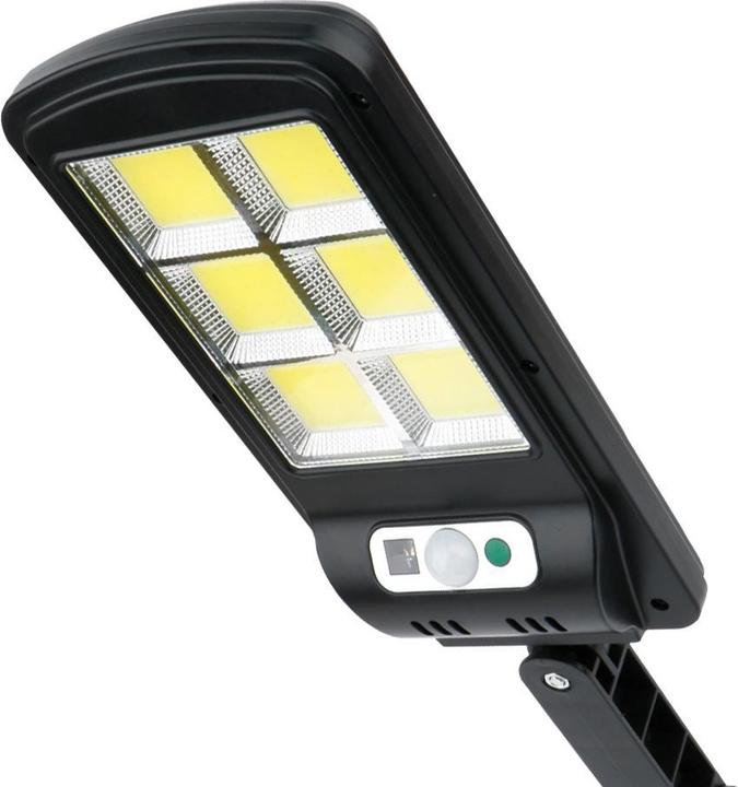 Actual product image Forever Light SUNARI Solar Lamp LED FLS-01 6*COB PIR 10W 800lm 6000K 2400mAh Li-Ion + RC (800 lm, IP65)