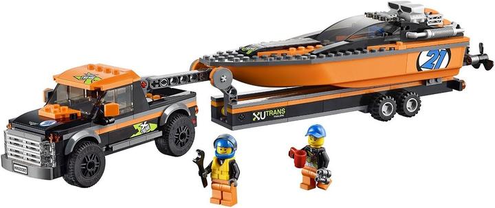 Image du produit LEGO Véhicule à quatre roues motrices avec Powerboot (60085, LEGO City)