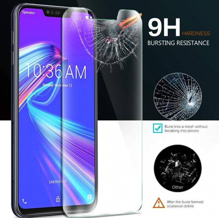 Image du produit Screenguard Asus Zenfone Max Pro M2 Film de protection en verre blindé Case Friendly Design (1 pièce(s), Asus Zenfone Max Pro (M2))