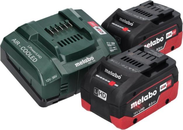 Produktbild Metabo AS 18 L PC Compact Akku Sauger 18 V 6 l IPX4 Staubklasse L Nass und Trocken + 2x Akku 8,0 Ah (Nass-Trockensauger)