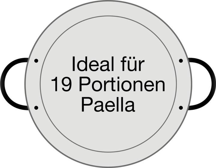 Actual product image All'Grill Paella pan polished steel Ø 60 cm (60 cm, Paella pan, Steel)