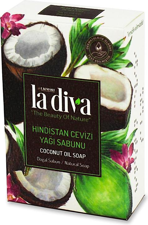 Actual product image La Diva Coconut soap