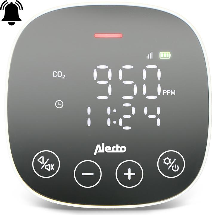 Produktbild Alecto CO2-Messgerät AQ30 mit NDIR- Sensor und Luftfeuchtigkeitsmesser
