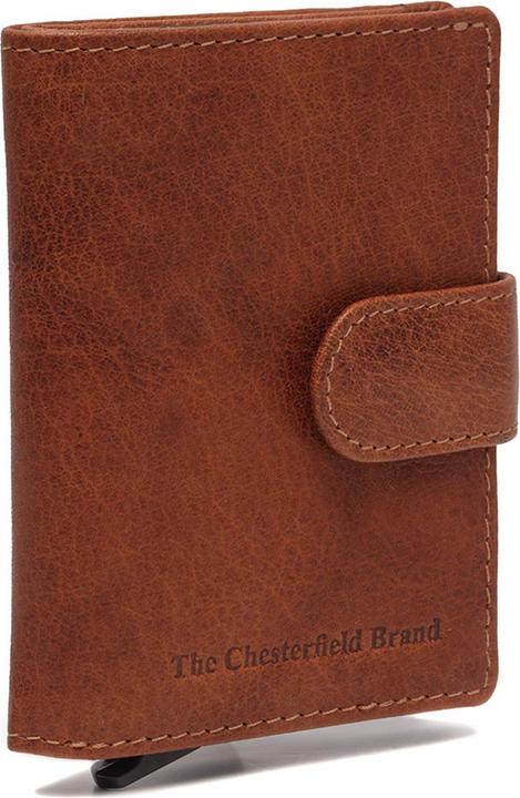 The Chesterfield Brand Antique Buff Kreditkartenetui RFID Schutz Leder 7 cm