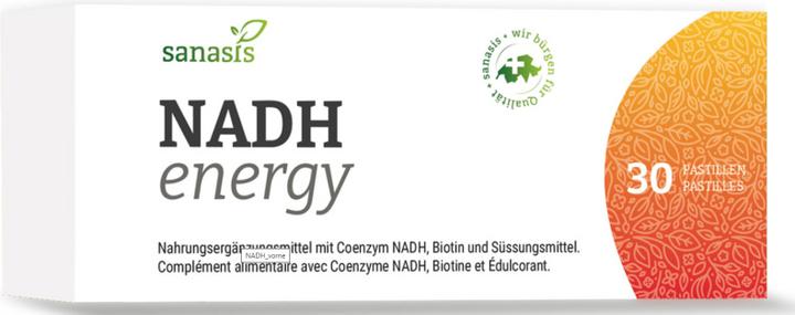 Immagine prodotto Sanasis NADH energy age & active pastilles (30 Pezzo/i, Pillole, 22 g)
