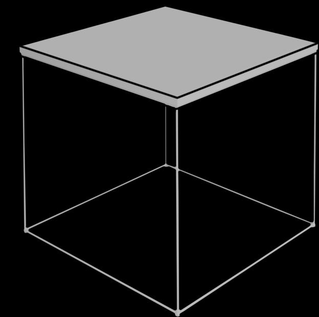 Actual product image ADRK Furniture Elena (50 x 50 x 45 cm)