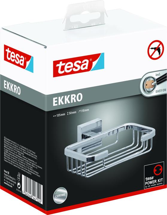 Produktbild tesa EKKRO Seifenkorb inkl. Klebelösung ohne Bohren