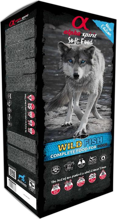 Alpha Spirit WILD FISH wet fish food for dogs 9kg (Adult, 9000 g)
