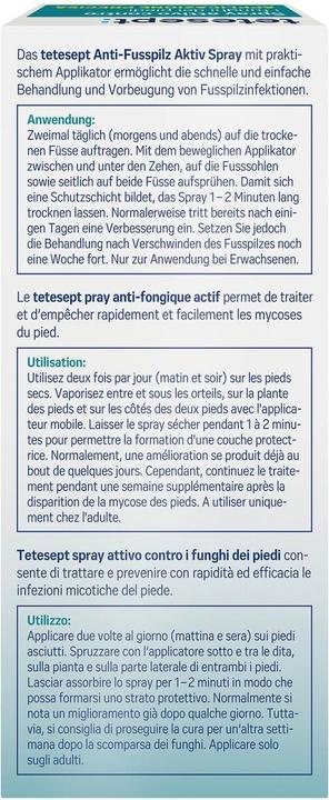 Actual product image Tetesept Anti athlete's foot (Foot cream & foot gel, 25 ml)