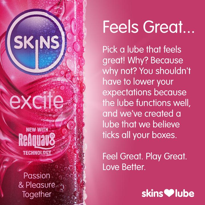 Produktbild Skins Excite Tingling Water Based Lubricant - 5ml Folie (5 ml)