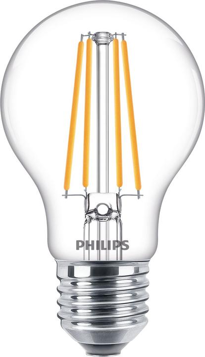 Produktbild Philips LED Lampe E27 3er Set 75W 2700K Filament (E27, 8.50 W, 1055 lm, 3 x, E)