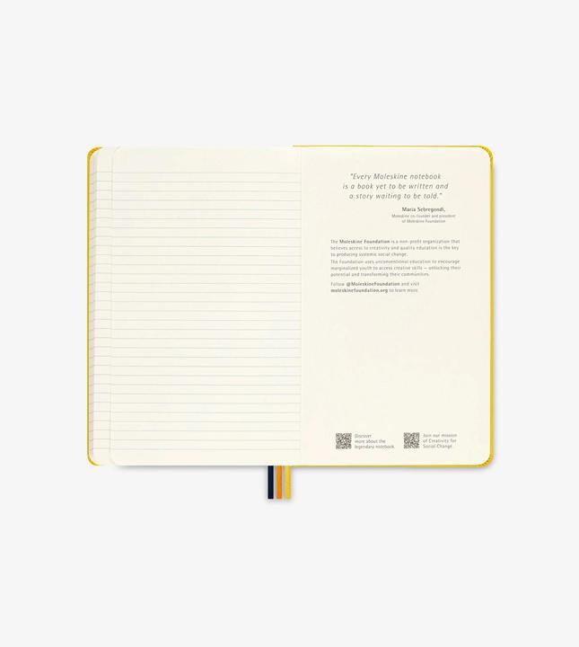 Image du produit Moleskine Albums de photos jaune foncÃ© (A5, À rayures)