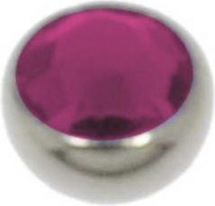 Produktbild Bijouteria 1.2mm Titan Piercingteil (Swarovski Kristall, Titan)