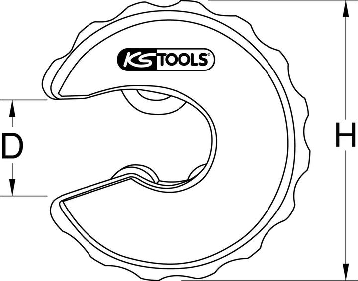 Produktbild KS Tools Ratschen-Rohrabschneider (22 mm)