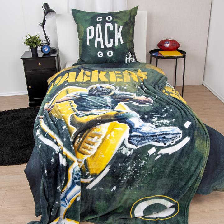 Produktbild NFL Packers Wellsoft-Decke (150 x 200 cm)