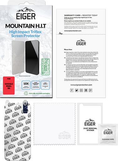 Immagine prodotto Eiger Display-Folie (1er-Pack) Mountain H.I.T Clear (1 Pezzo/i, Google Pixel 9a)
