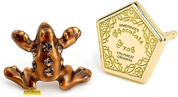 Produktbild Carat Shop Harry Potter boucles d'oreilles Stud Choclate Frog (argent sterling) (Vergoldet und emailliert)
