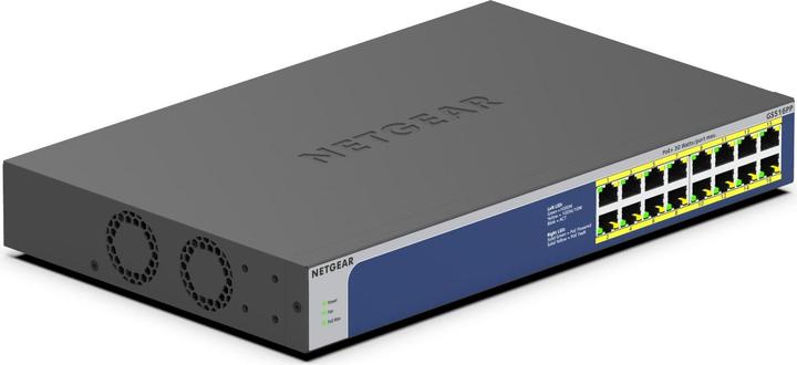 Actual product image Netgear GS516PP-100EUS (16 Ports)
