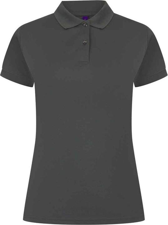 Actual product image Henbury Womens/Ladies Pique Polo Shirt (L)